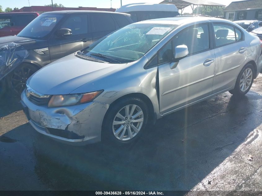 2012 Honda Civic Ex VIN: 19XFB2F81CE314989 Lot: 39436628