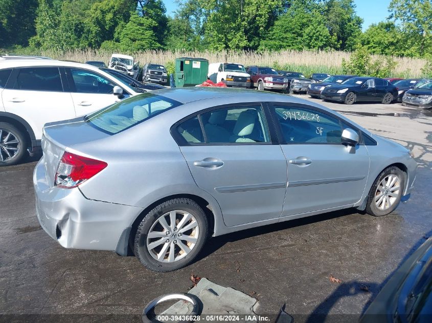 2012 Honda Civic Ex VIN: 19XFB2F81CE314989 Lot: 39436628