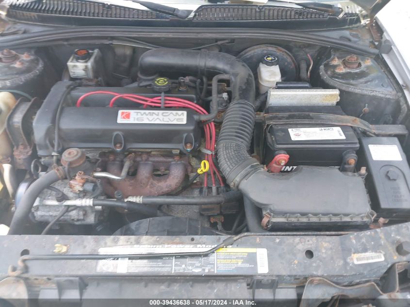 2000 Saturn Sl2 VIN: 1G8ZK5272YZ214143 Lot: 39436638