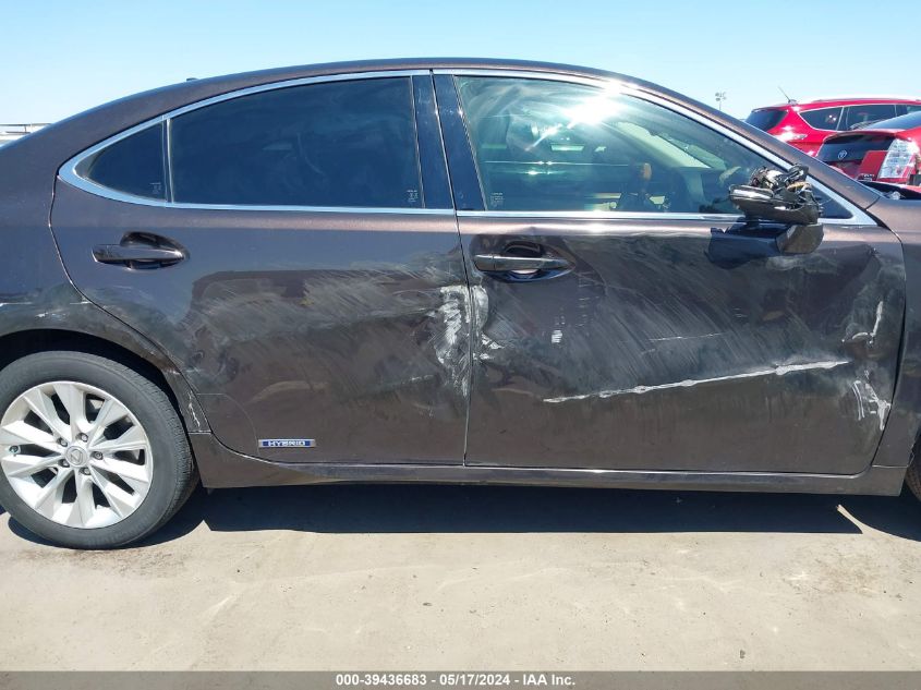 2013 Lexus Es 300H VIN: JTHBW1GG4D2021068 Lot: 39436683