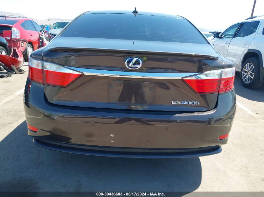 2013 Lexus Es 300H VIN: JTHBW1GG4D2021068 Lot: 39436683