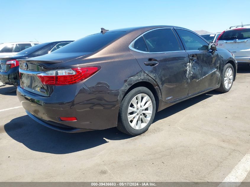 2013 Lexus Es 300H VIN: JTHBW1GG4D2021068 Lot: 39436683