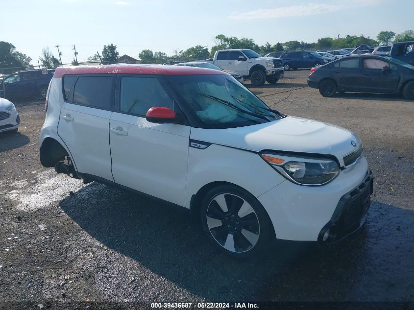 2016 Kia Soul + VIN: KNDJP3A5XG7253761 Lot: 39436687