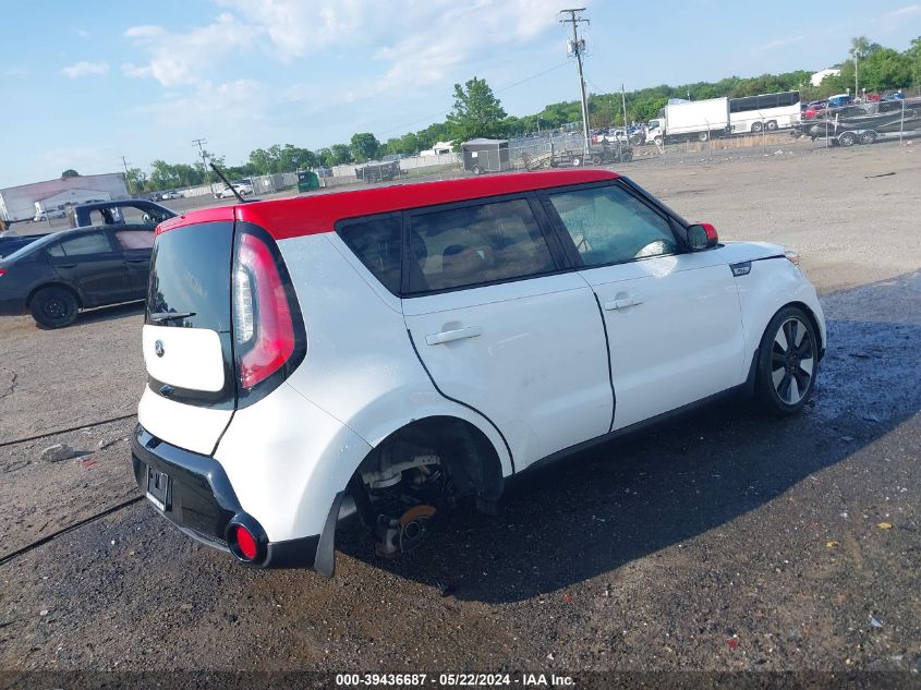 2016 Kia Soul + VIN: KNDJP3A5XG7253761 Lot: 39436687