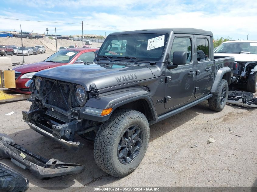 2022 Jeep Gladiator Sport VIN: 1C6HJTAG7NL152948 Lot: 39436724