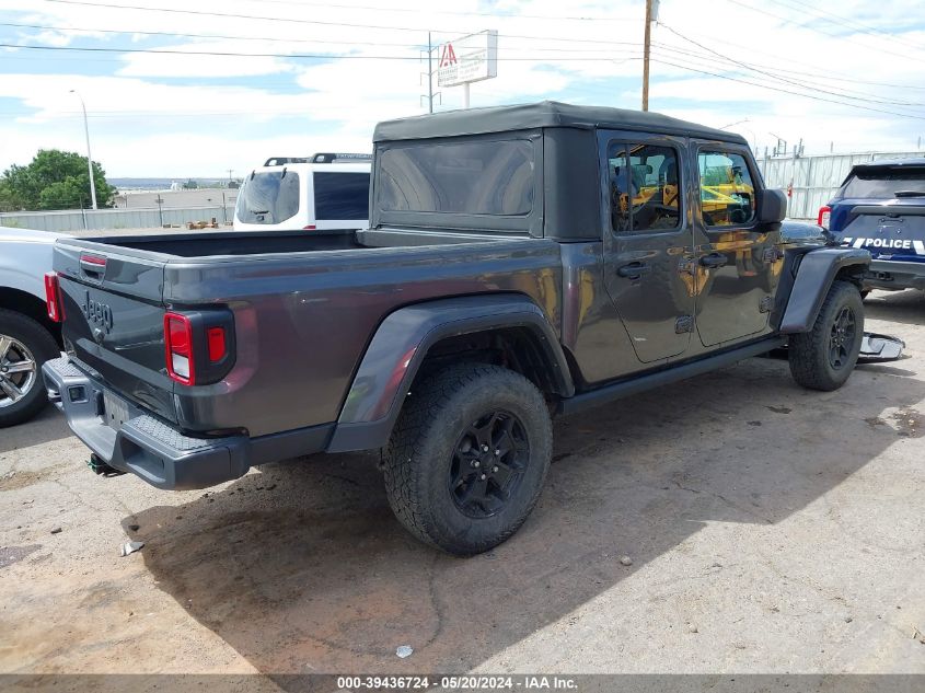 2022 Jeep Gladiator Sport VIN: 1C6HJTAG7NL152948 Lot: 39436724