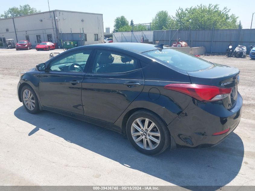 2015 Hyundai Elantra Se VIN: 5NPDH4AE4FH599220 Lot: 39436745