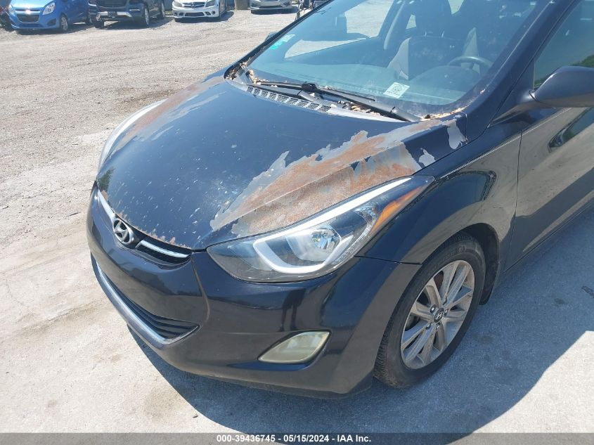 2015 Hyundai Elantra Se VIN: 5NPDH4AE4FH599220 Lot: 39436745