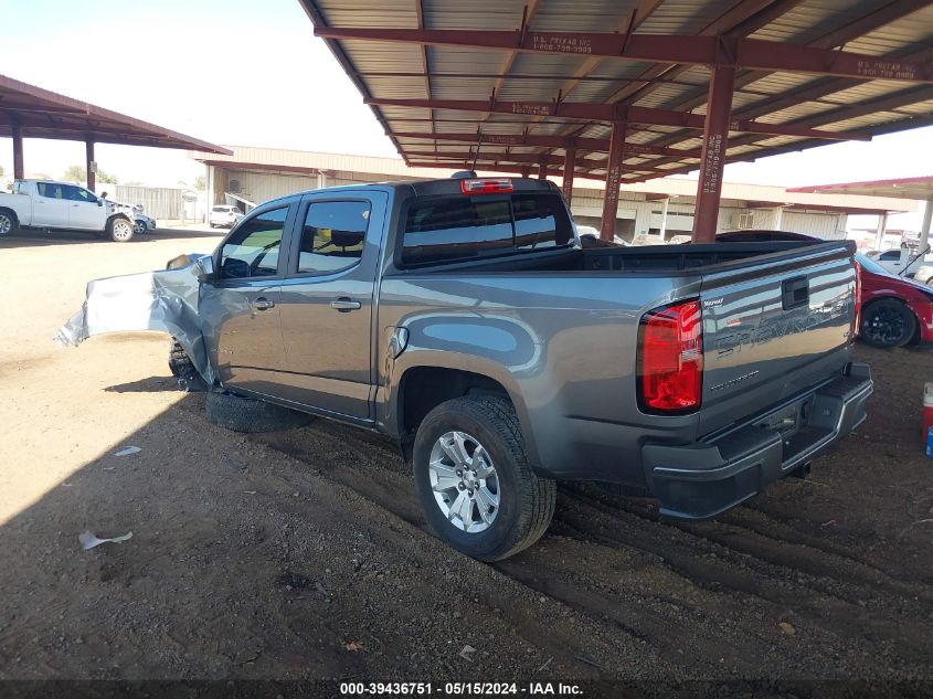 2022 Chevrolet Colorado 2Wd Short Box Lt VIN: 1GCGSCEN2N1256821 Lot: 39436751