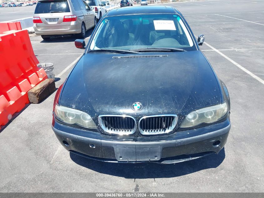 2002 BMW 325I VIN: WBAEV33452PD55747 Lot: 39436760