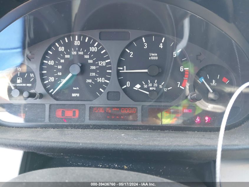 2002 BMW 325I VIN: WBAEV33452PD55747 Lot: 39436760