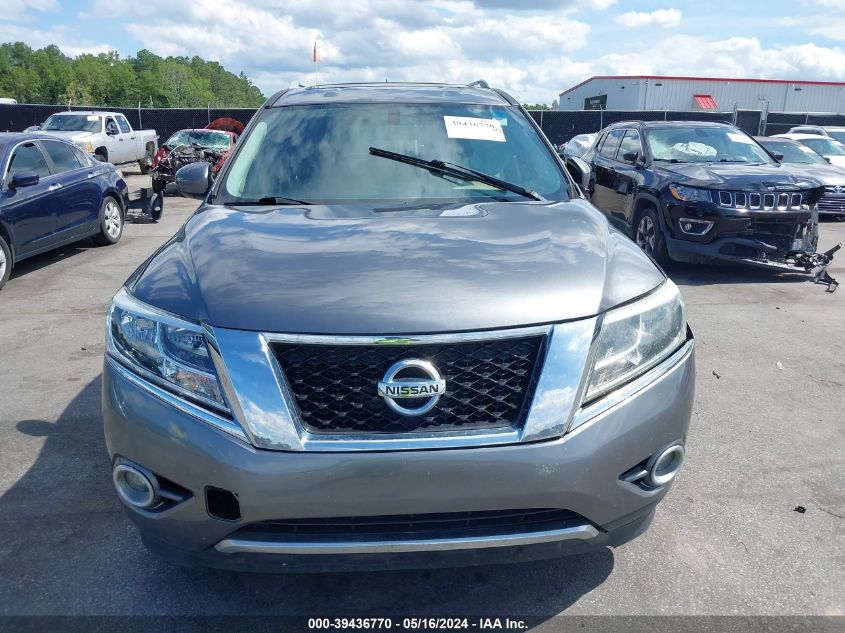 2016 Nissan Pathfinder Sl VIN: 5N1AR2MM0GC608673 Lot: 39436770