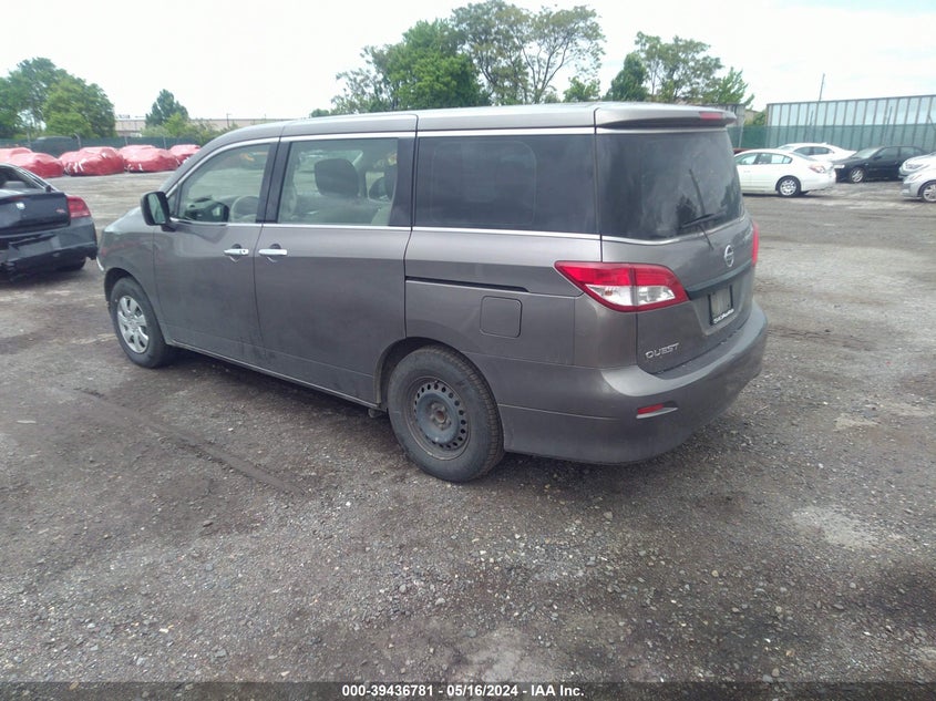 2016 Nissan Quest Platinum/S/Sl/Sv VIN: JN8AE2KP9G9154678 Lot: 39436781