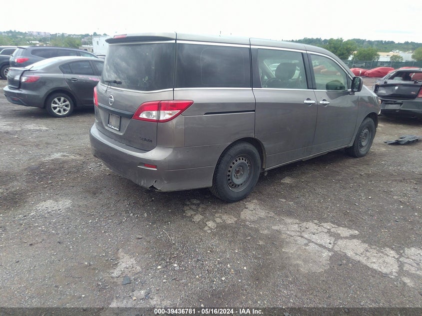 2016 Nissan Quest Platinum/S/Sl/Sv VIN: JN8AE2KP9G9154678 Lot: 39436781