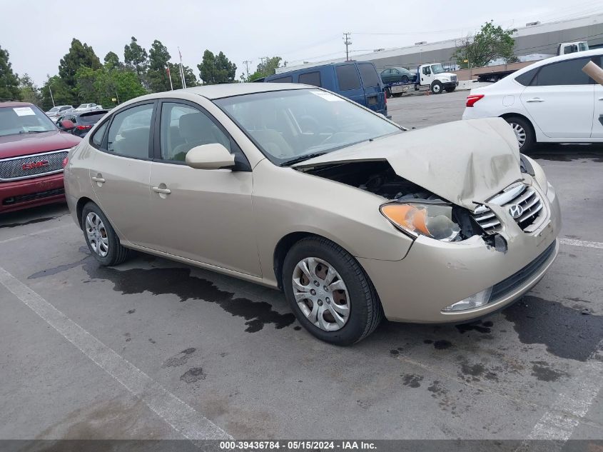 2010 Hyundai Elantra Gls VIN: KMHDU4AD5AU918458 Lot: 39436784