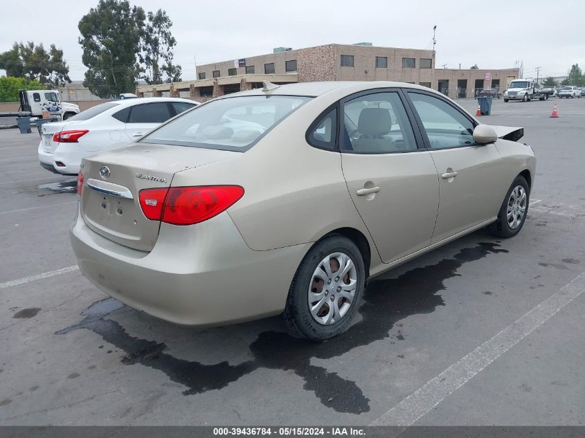 2010 Hyundai Elantra Gls VIN: KMHDU4AD5AU918458 Lot: 39436784