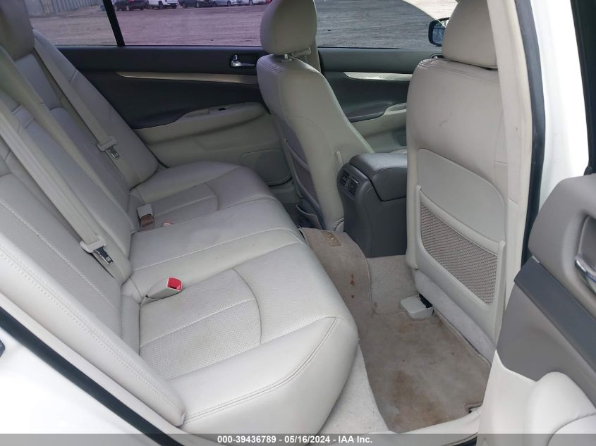 2011 Infiniti G37X VIN: JN1CV6AR6BM355929 Lot: 39436789