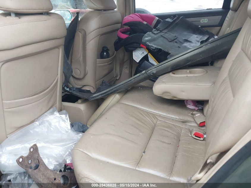 2009 Honda Cr-V Ex-L VIN: 5J6RE48769L027646 Lot: 39436825