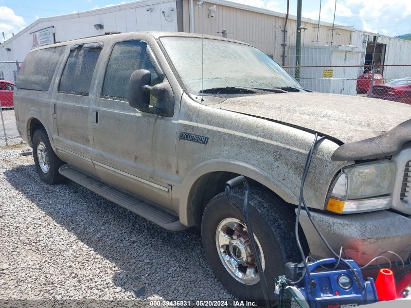 2004 Ford Excursion Limited VIN: 1FMNU42P24EA29810 Lot: 39436831