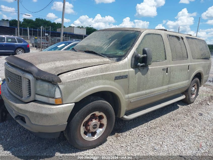 2004 Ford Excursion Limited VIN: 1FMNU42P24EA29810 Lot: 39436831