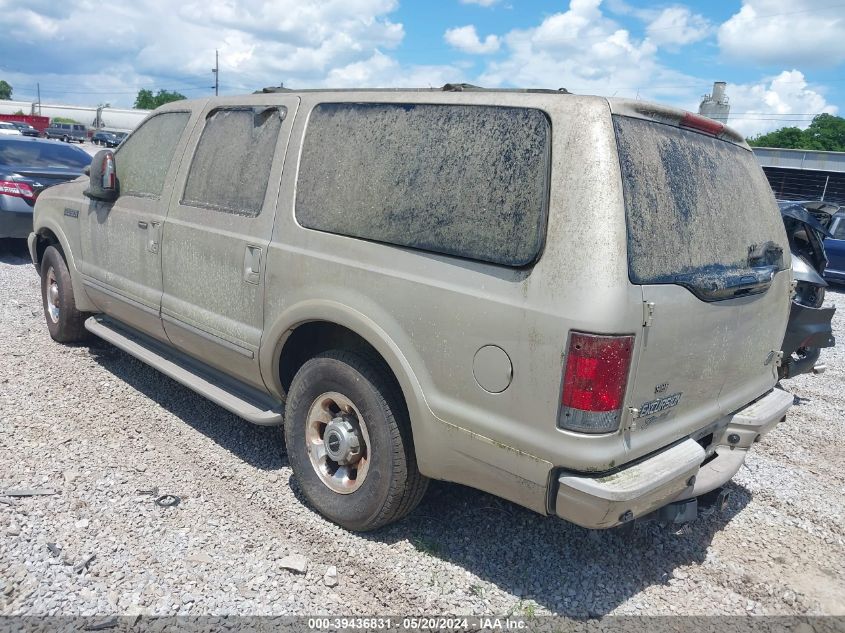 2004 Ford Excursion Limited VIN: 1FMNU42P24EA29810 Lot: 39436831