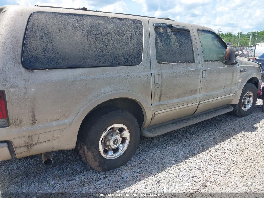 2004 Ford Excursion Limited VIN: 1FMNU42P24EA29810 Lot: 39436831