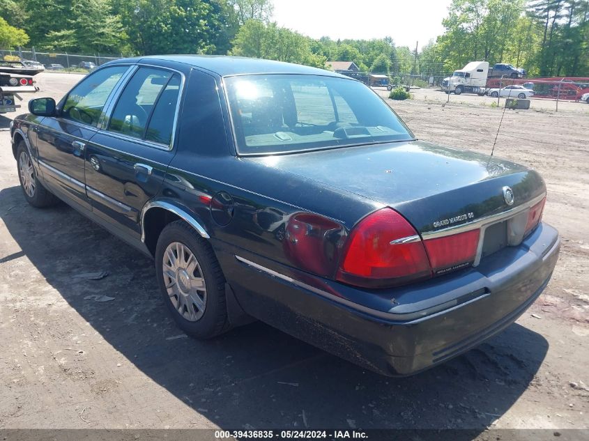 2005 Mercury Grand Marquis Gs VIN: 2MEFM74W45X660197 Lot: 39436835