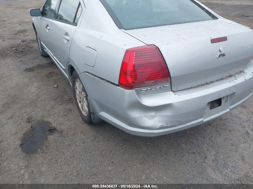 2006 Mitsubishi Galant Es/Se VIN: 4A3AB56F16E012576 Lot: 39436837