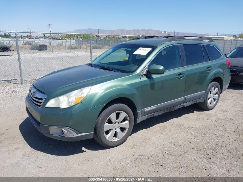 2010 Subaru Outback 2.5I Premium VIN: 4S4BRBGC8A3384762 Lot: 39436838