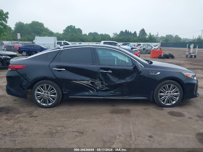 2018 Kia Optima Sx Turbo VIN: 5XXGV4L2XJG218256 Lot: 39436859