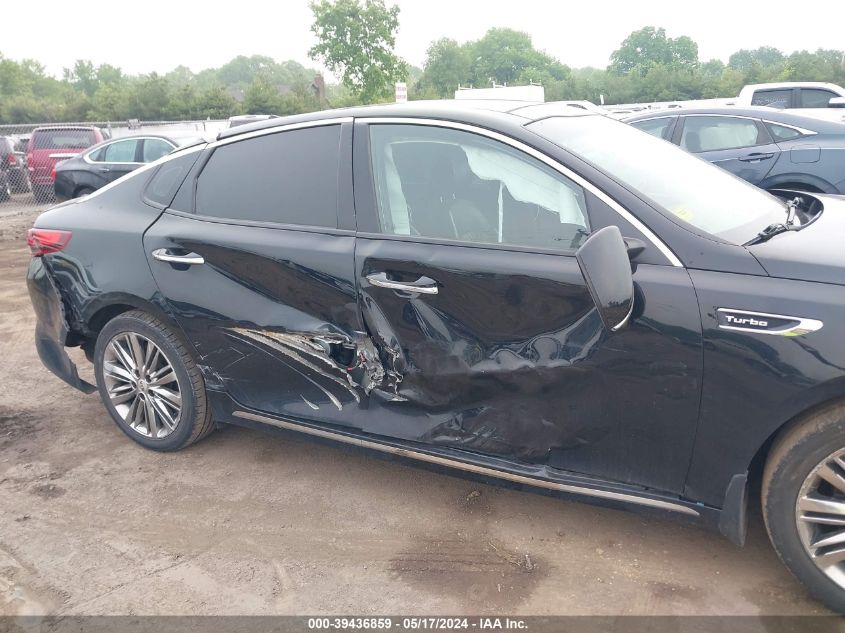 2018 Kia Optima Sx Turbo VIN: 5XXGV4L2XJG218256 Lot: 39436859