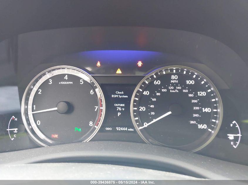 2013 Lexus Gs 350 350 VIN: JTHBE1BL8D5022956 Lot: 39436875