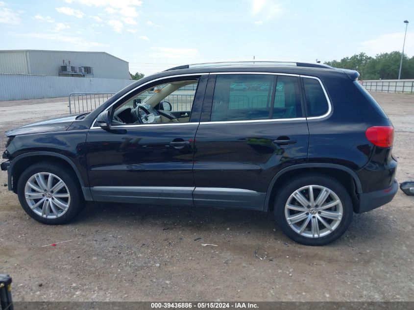 2013 Volkswagen Tiguan Se VIN: WVGAV3AX8DW564948 Lot: 39436886