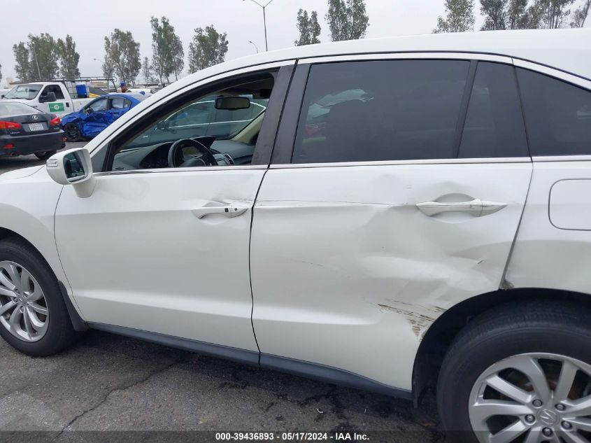 2016 Acura Rdx Technology Acurawatch Plus Packages/Technology Package VIN: 5J8TB3H59GL004132 Lot: 39436893