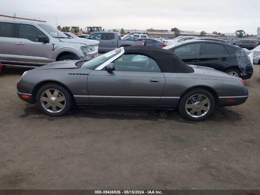 2003 Ford Thunderbird VIN: 1FAHP60A23Y114734 Lot: 39436926