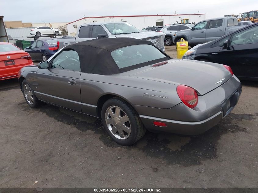 2003 Ford Thunderbird VIN: 1FAHP60A23Y114734 Lot: 39436926