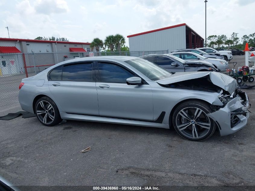 2016 BMW 750I VIN: WBA7F0C50GGM20375 Lot: 39436960