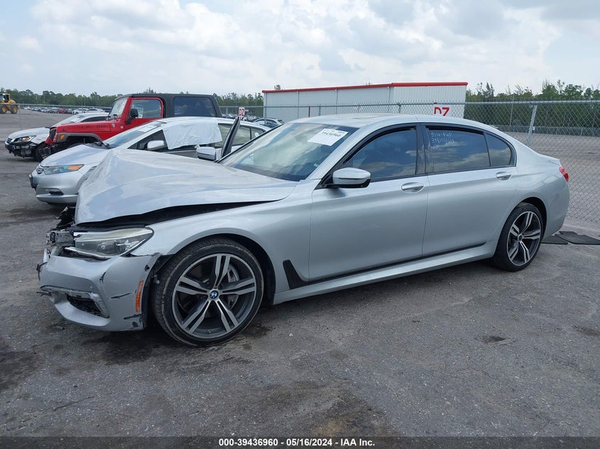 2016 BMW 750I VIN: WBA7F0C50GGM20375 Lot: 39436960
