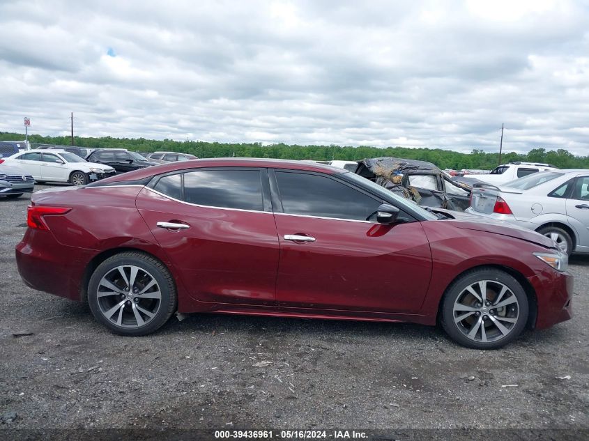 2018 Nissan Maxima 3.5 Sv VIN: 1N4AA6AP8JC378637 Lot: 39436961