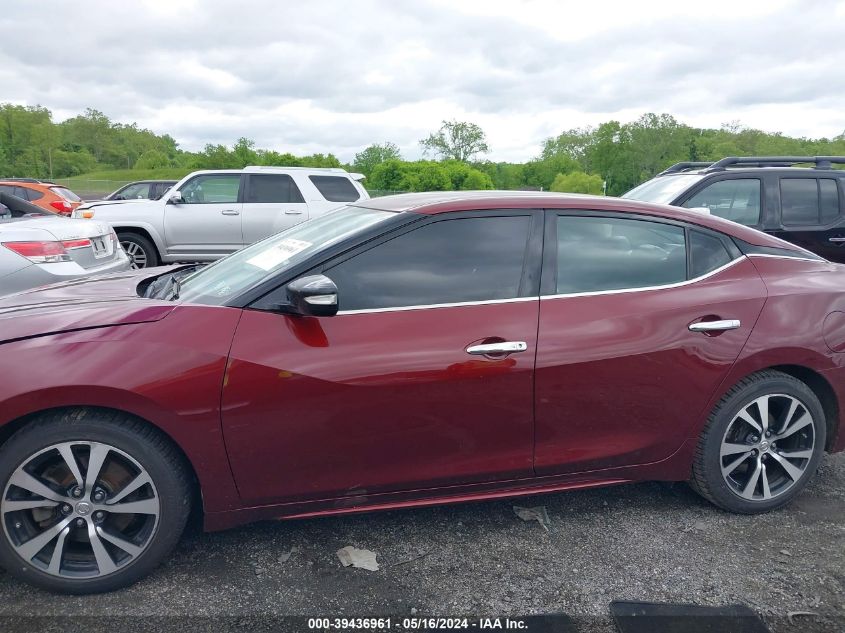 2018 Nissan Maxima 3.5 Sv VIN: 1N4AA6AP8JC378637 Lot: 39436961