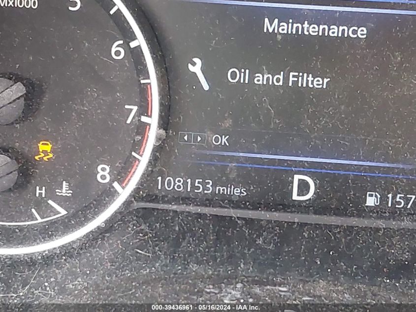 2018 Nissan Maxima 3.5 Sv VIN: 1N4AA6AP8JC378637 Lot: 39436961