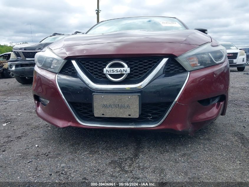 2018 Nissan Maxima 3.5 Sv VIN: 1N4AA6AP8JC378637 Lot: 39436961