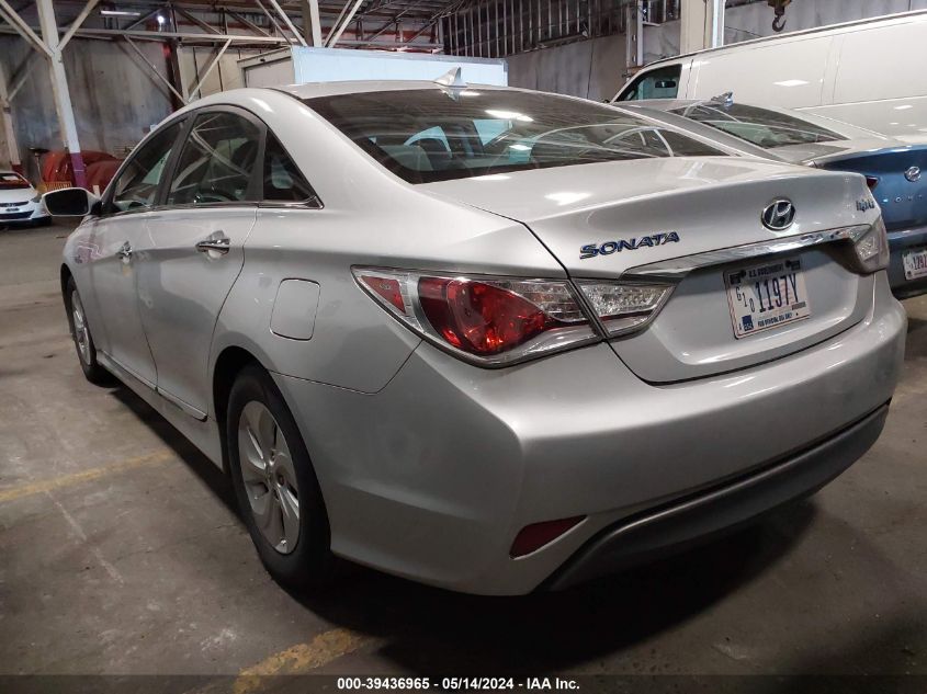 2014 Hyundai Sonata Hybrid VIN: KMHEC4A40EA113837 Lot: 39436965