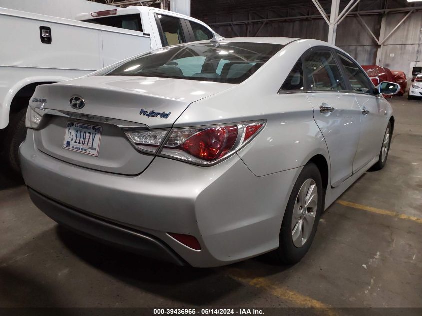 2014 Hyundai Sonata Hybrid VIN: KMHEC4A40EA113837 Lot: 39436965