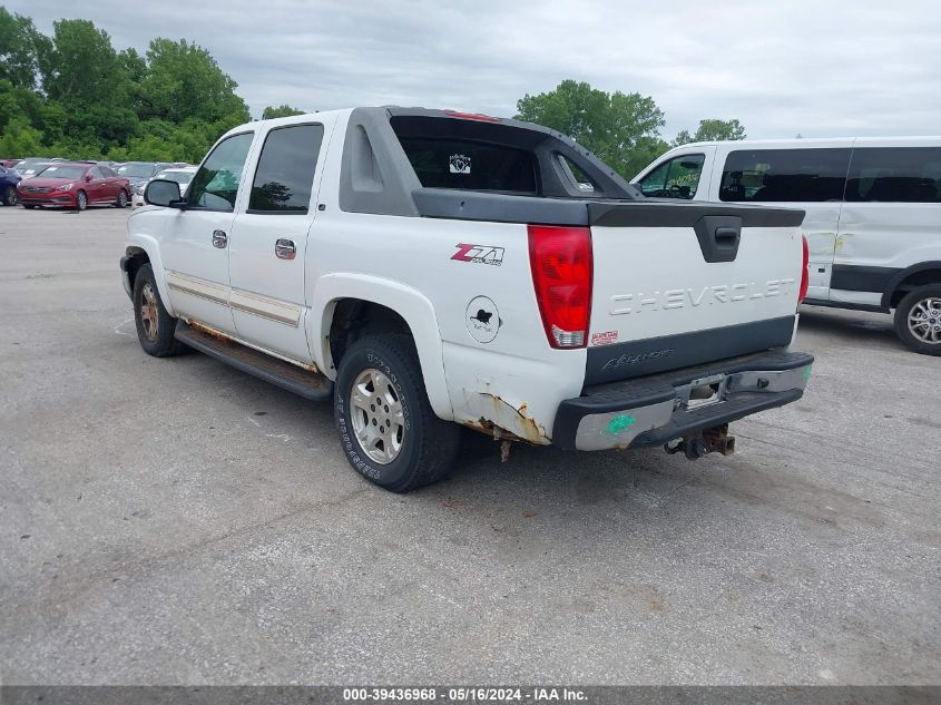 2005 Chevrolet Avalanche 1500 Z71 VIN: 3GNEK12Z45G221063 Lot: 39436968