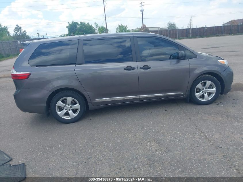 2015 Toyota Sienna L 7 Passenger VIN: 5TDZK3DC9FS596755 Lot: 39436973