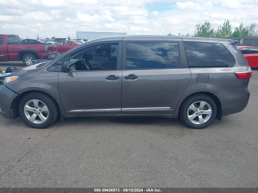 2015 Toyota Sienna L 7 Passenger VIN: 5TDZK3DC9FS596755 Lot: 39436973