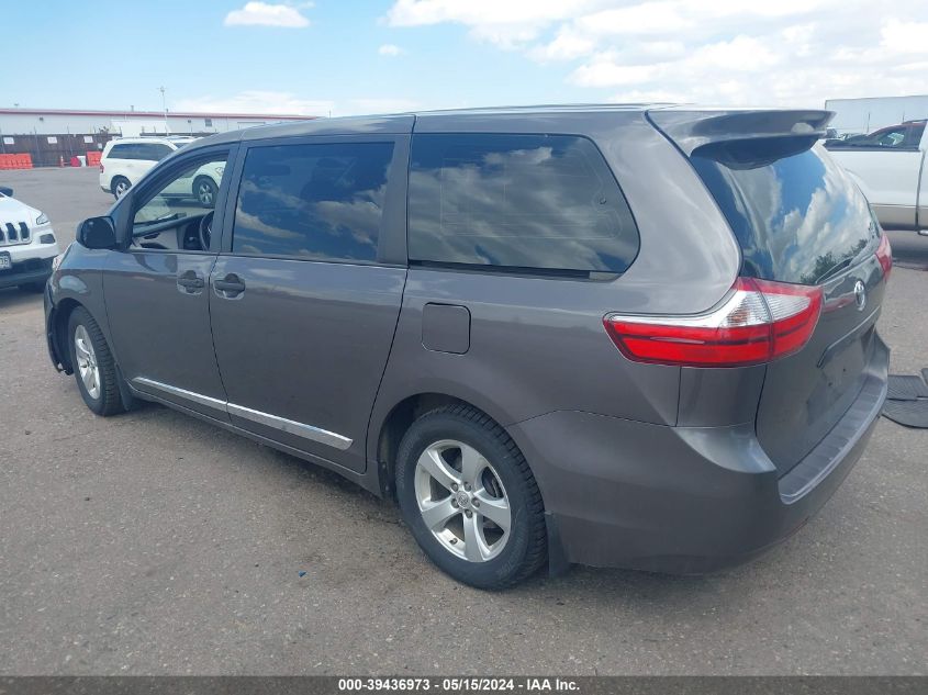 2015 Toyota Sienna L 7 Passenger VIN: 5TDZK3DC9FS596755 Lot: 39436973