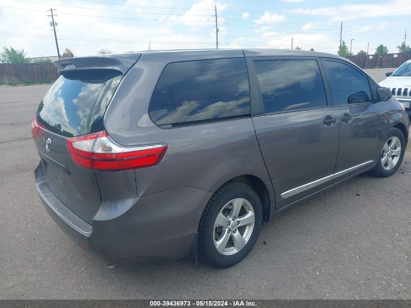 2015 Toyota Sienna L 7 Passenger VIN: 5TDZK3DC9FS596755 Lot: 39436973