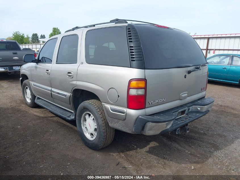 2001 GMC Yukon Slt VIN: 1GKEK13T41J137616 Lot: 39436987